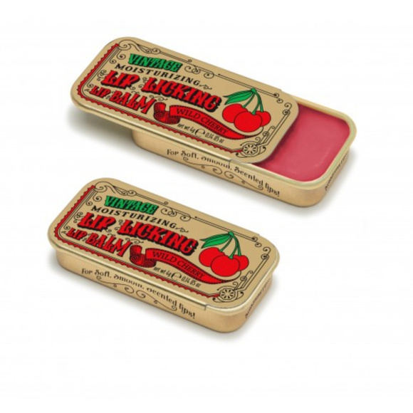 Other - FINAL Vintage Tin Lip Licking Lip Balm Wild Cherry